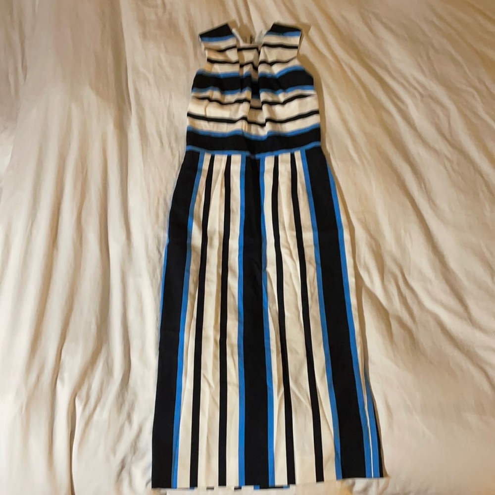 Dolce & Gabbana striped silk dress